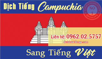 Dịch Tiếng Campuchia Sang Tiếng Việt