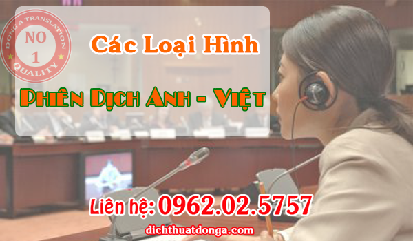 Cac Loai Hinh Phien Dich Tieng Anh