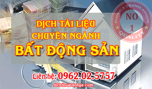 Dich Tai Lieu Chuyen Nganh Bat Dong San
