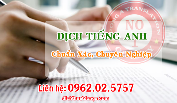 Dich Tieng Anh Chuan, Chuyen Nghiep