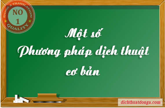 Mot So Phuong Phap Dich Thuat Co Ban
