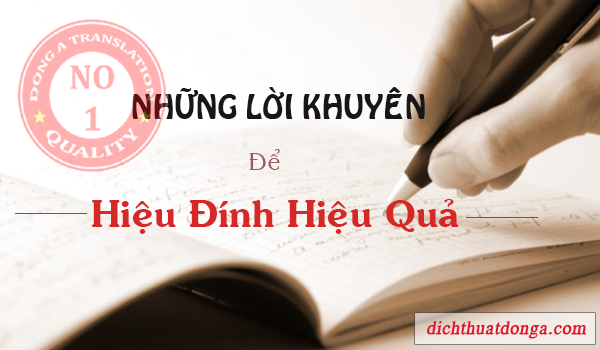 Nhung Loi Khuyen Cho Viec Hieu Dinh Hieu Qua