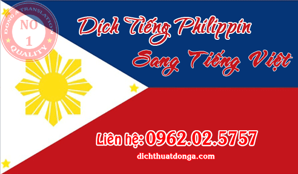 Dịch Tiếng Philippin Sang Tiếng Việt
