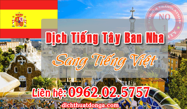 Dịch Tiếng Tây Ban Nha Sang Tiếng Việt